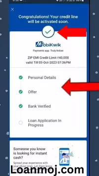 App Mobikwik Loan se