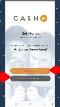 Cashe App Scrrenshot Now allow
